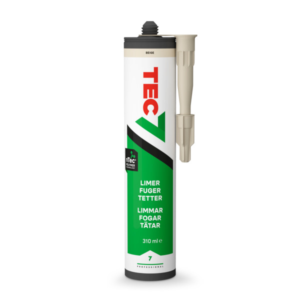 TEC7 lim, fuge- og tettemasse, 310 ml patron, beige