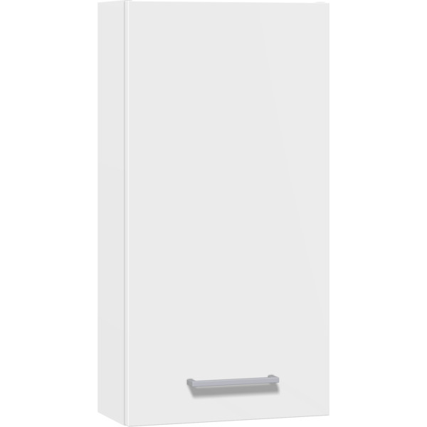 1904 Voss overskap venstrehengslet, hvit matt, 40x19x80 cm