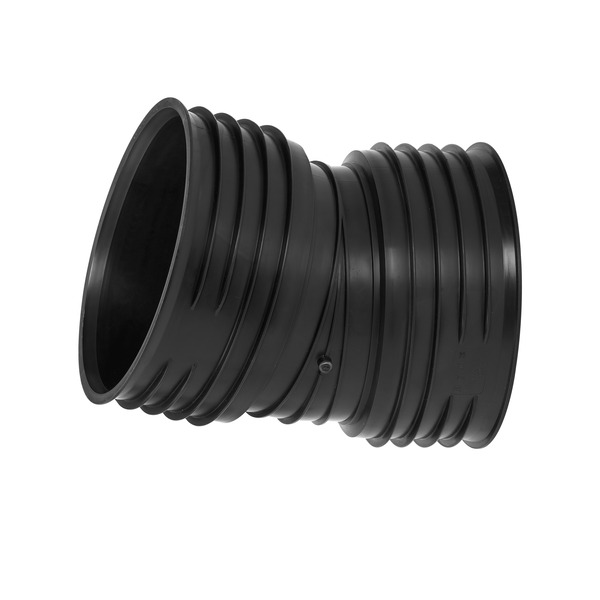 400 mm IQ bend med 2 muffer 15 grader, Eksklusiv pakning