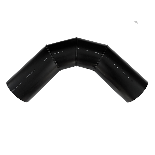 110 mm PE100 bend 90° SDR11, Segmentsveis