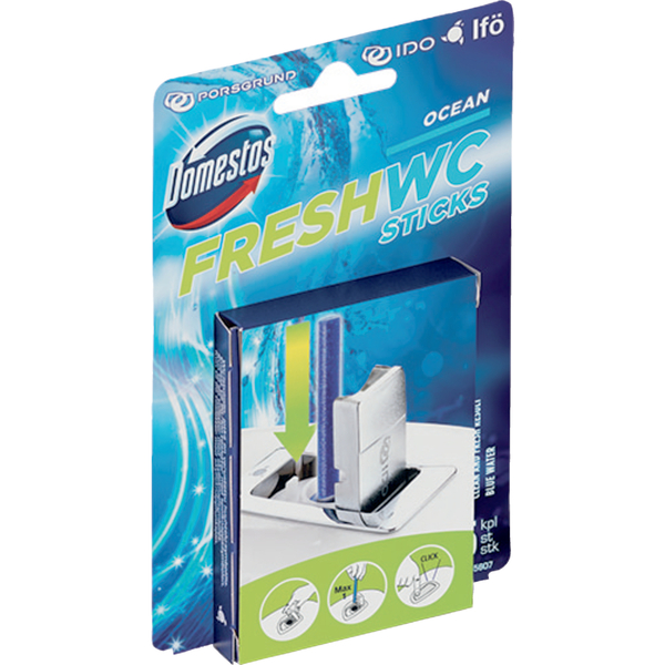 Fresh WC duftstav - Ocean, pakke med 5 stk