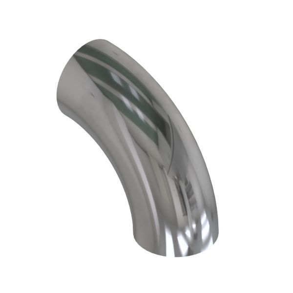 DN20 23x1,5 bend 90° DIN 11851, utvendig slipt syrefast AISI 316