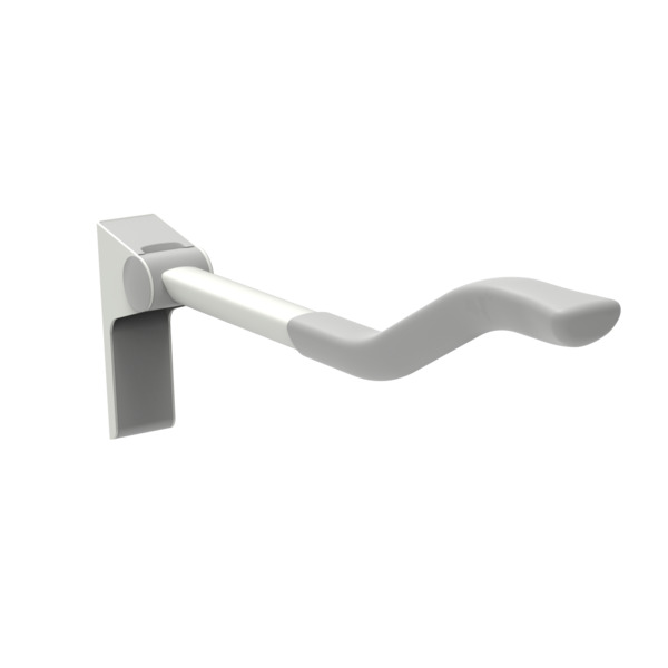 Addlife toalettstøtte Wave, grå 760 mm