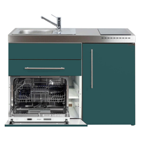 Premiumline minikjøkken 1200 venstre, turkis 740 x 1200 x 980 mm