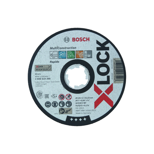 Bosch kappeskive X-lock multiconstruct, 125x1,0x22,2