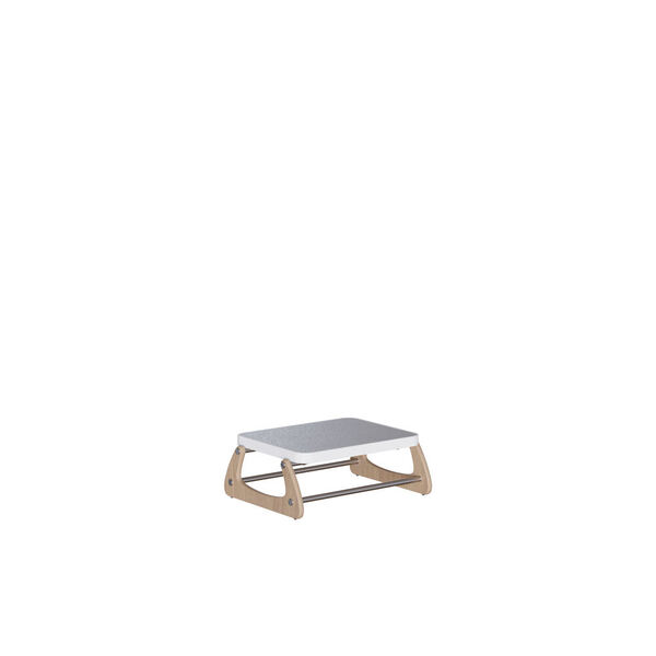 Lav krakk 19x48x38 cm, Lys eik