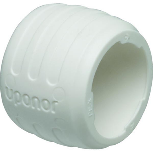16 mm Q&E ring med stoppkant, hvit