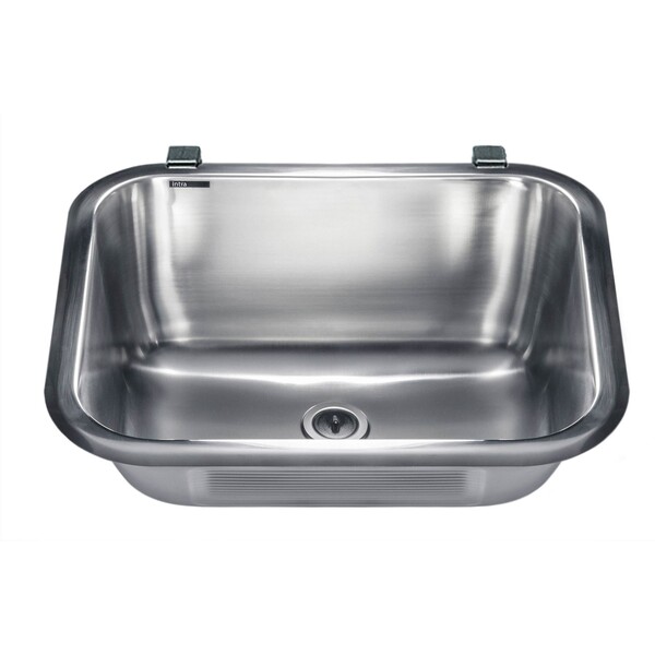 Intra VK44STD 22 ltr vaskekar f/vegg, rustfritt stål, 485x385x190