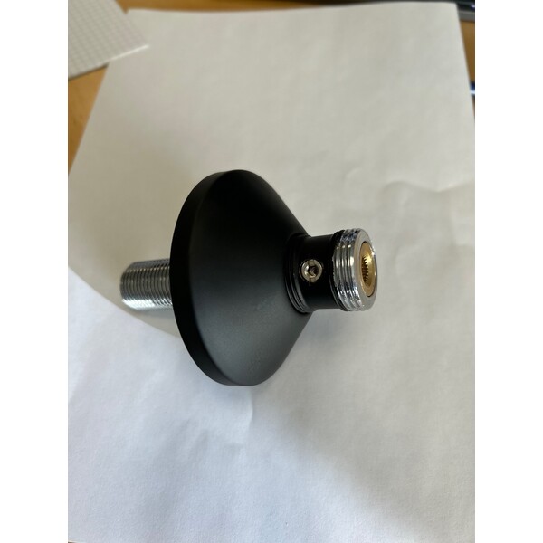 1/2" utvendig x 3/4" utvendig Roth rett nippel, sort