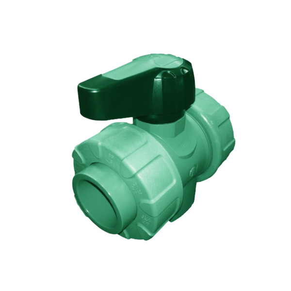 75mm Blue/Green pipe kuleventil