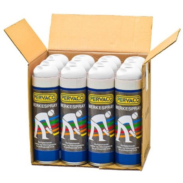 500 ml Prevaco merkespray, hvit fluorescerende