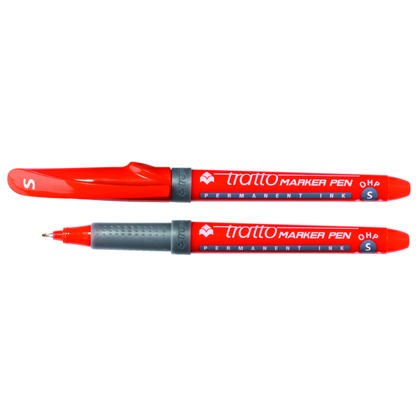 Lyra Tratto merkepenn OHP S 0,3 mm rød