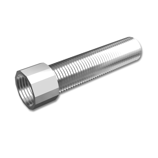 1/2" x 1/2" LK forlenger, lengde 80 mm, total lengde 100 mm
