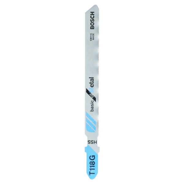 Bosch stikksagblad T118G met/fint 51, 5 stk
