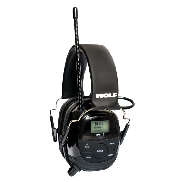 Wolf hørselvern PRO, DAB/FM bluetooth