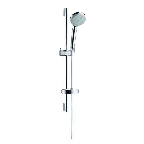 Croma 100 dusjgarnityr m/4 stråler, m/65 cm dusjstang, krom
