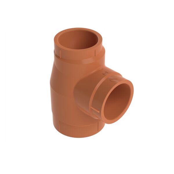 1" x 3/4" x 3/4" CPVC reduksjons-T-rør