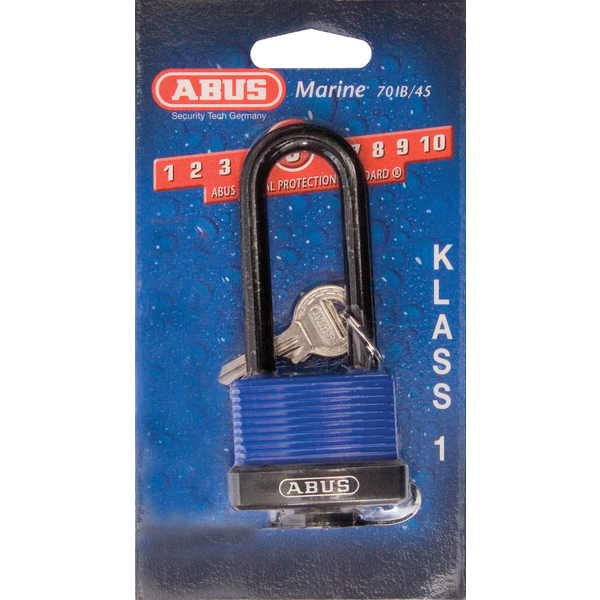 Abus hengelås m/2 nøkler 70IB/45, klasse 1 f/ekstremvær