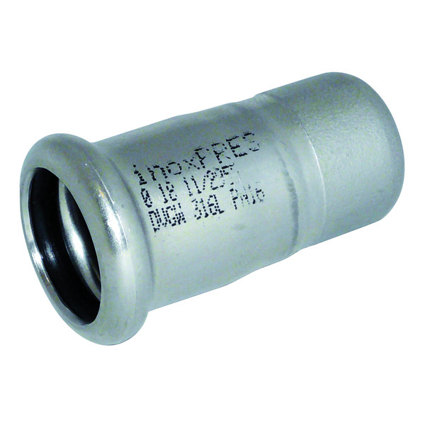 15 mm Inoxpres syrefast endekappe