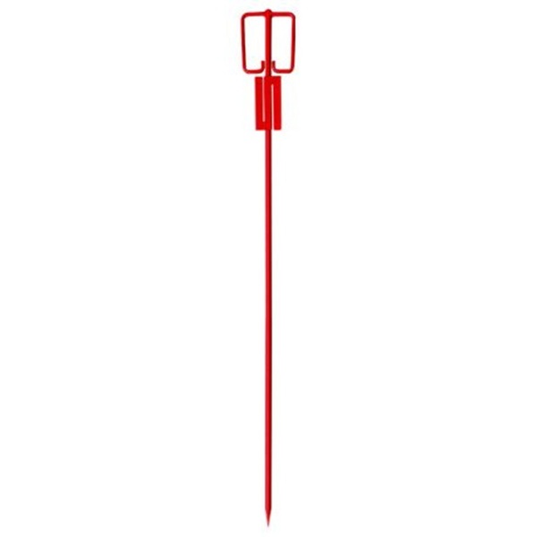Stålstolpe f/plastgjerde/sperrebånd, H=120 cm