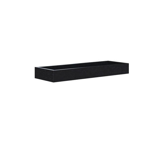 Hyllemodul til veggmontering 40 cm, Eik noir
