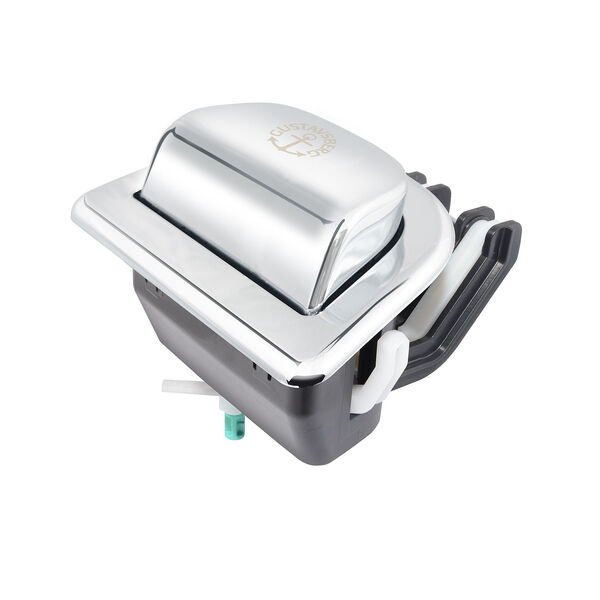 GB Nautic trykk-knapp enkel krom