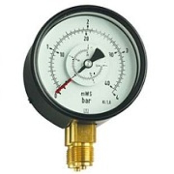 1/2 differansetrykkmanometer 0-6 bar