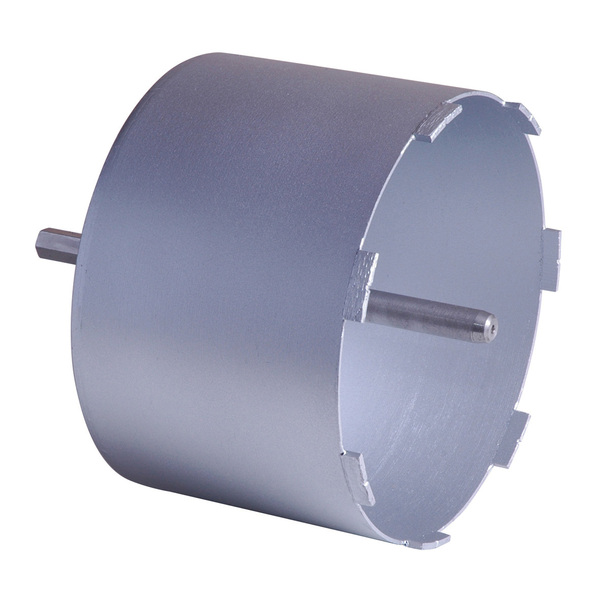 130 mm bor for betong, for 125 mm polva rett