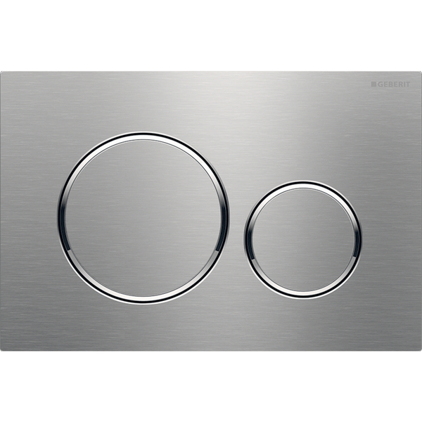 Sigma 20 betjeningsplate, børstet/polert ring