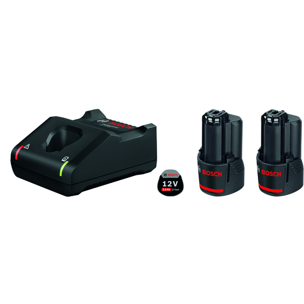Bosch startersett 12V 2x3Ah GAL 12V-40