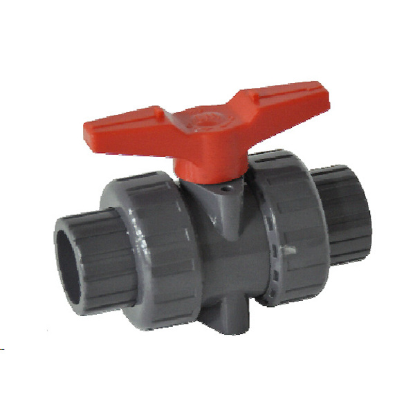 DN65/75 PVC kuleventil MFC-BD, innvendig lim