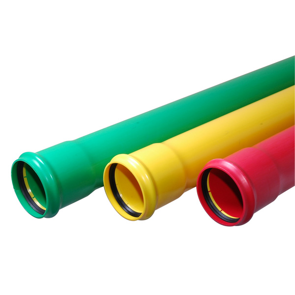 160x4,7 Protectline PVC kabelrør RØD, SN8, 6 meter