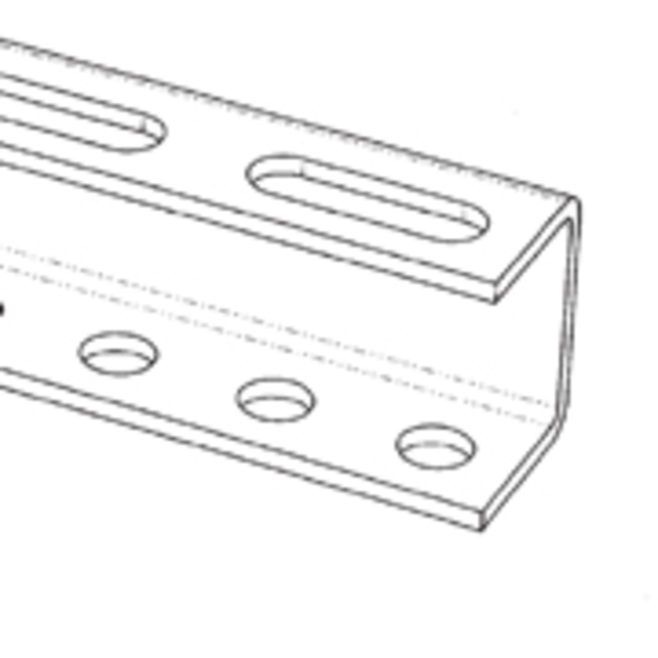 Pendelfeste 30x30x30x2, L=2000 mm, elforsinket