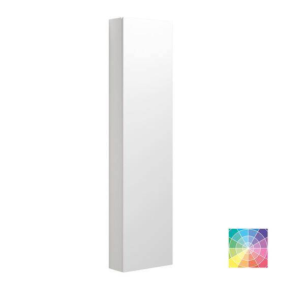 Høyskap m/1 dør venstre 160x40x16, valgfri farge/eik