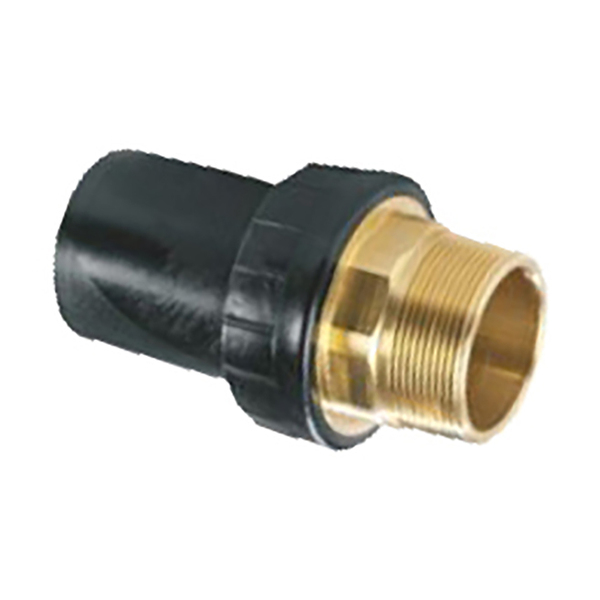 20x1/2 PE100 adapter nippel lang mess, f/elektromuffe utv.gjenger SDR11