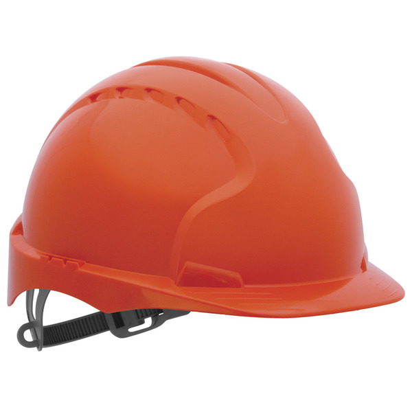 JSP EV03 vernehjelm u/ventilasjonshull, oransje