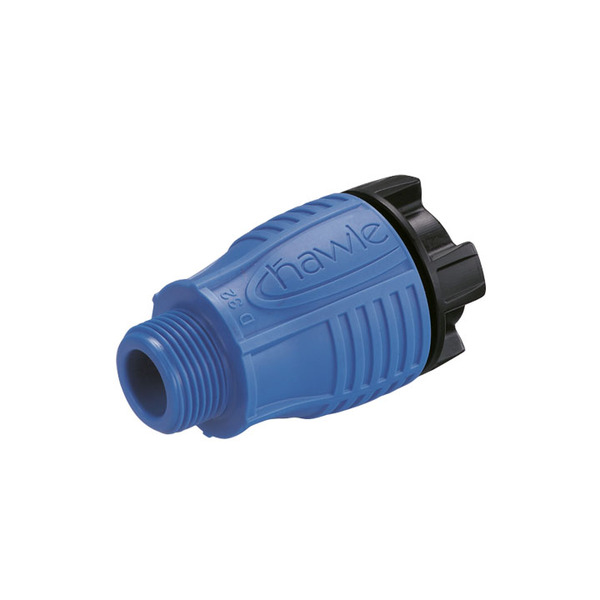 1 1/2x50 Tippunion Delrin utv. gjenge, Hawle 6120HF