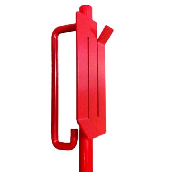 Stålstolpe f/plastgjerde/sperrebånd, H=120 cm, bunt a 15 stk