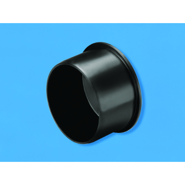 75 mm Wafix ters for muffe PP, sort