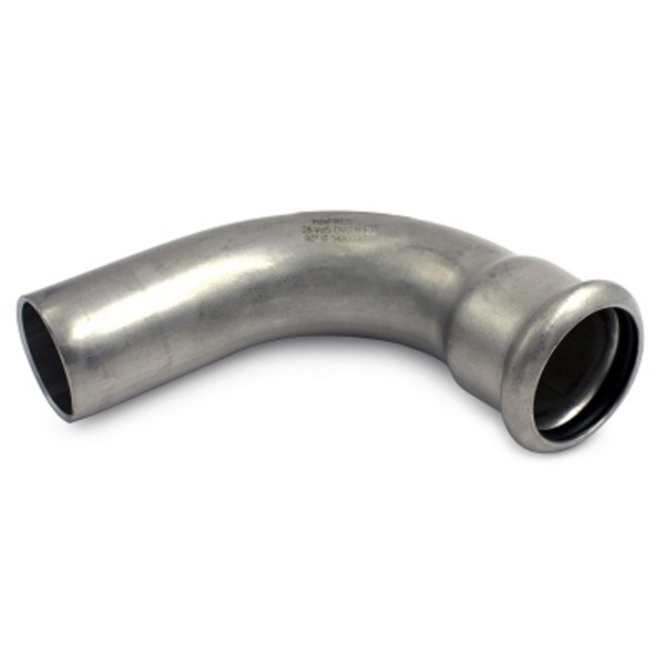 139,7 mm Inoxpres syrefast bend 90, innvendig/utvendig oversize