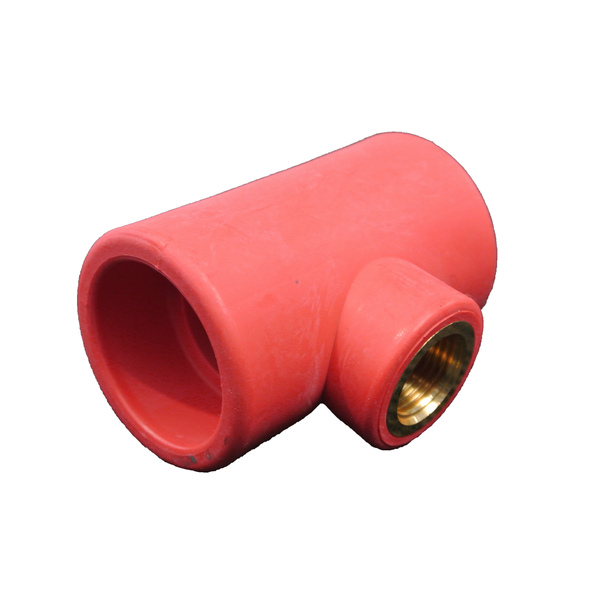 40x1/2x40 mm Red pipe overgang T-rør, m/innvendig gjenge