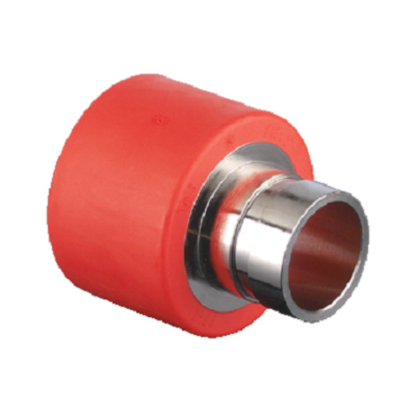 50x1 1/4  Red pipe overgang til stålrør, m/rillekobling