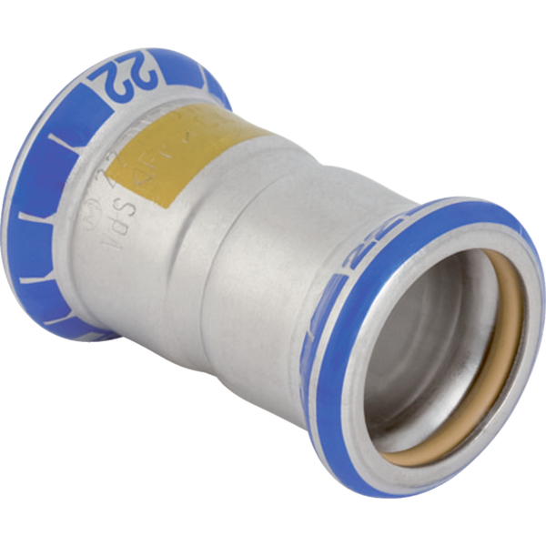 15 mm Mapress muffe, syrefast (gass)