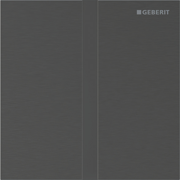 Urinalstyring nettdrift type40 square, svart krom