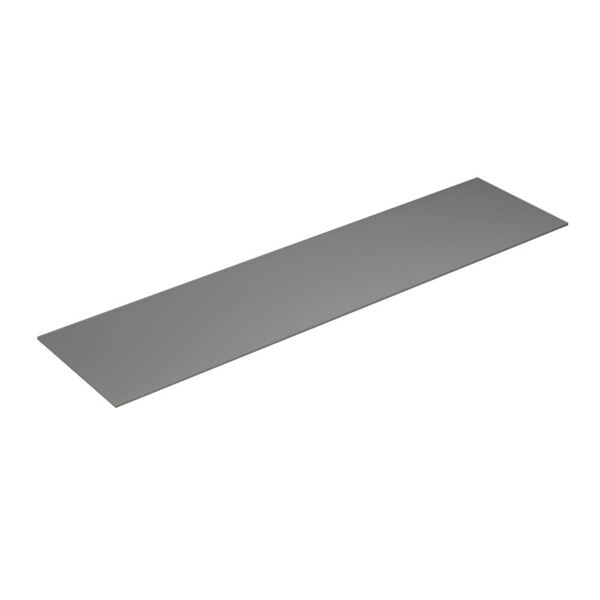 Benkeplate Form 200-219x50, lys grå