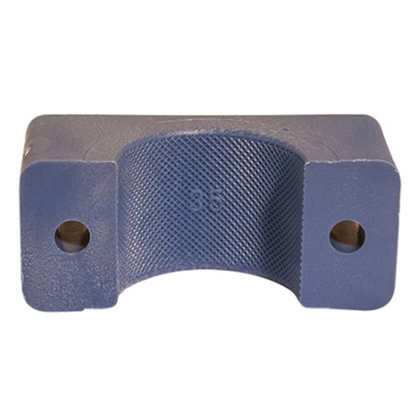 8mm Enkel rørklamme GR.2 PP Syrefast 316L