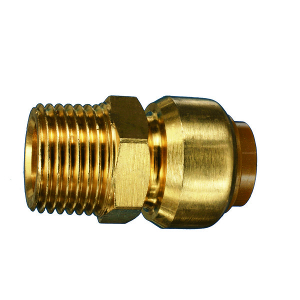 18 mm x 1/2" Tectite Classic tippunion, messing