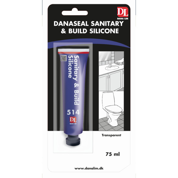 75 ml Danaseal Transparent Silikon, BF