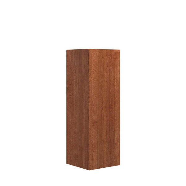 Høyskap m/1 dør venstre 120x40x40, rødbrun eik