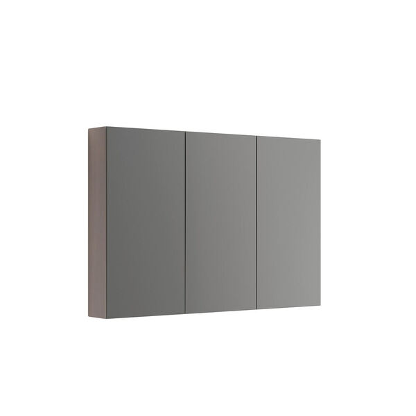 Speilskap Primo m/lysstyring, m/3 dørere 80x120x15 grå eik